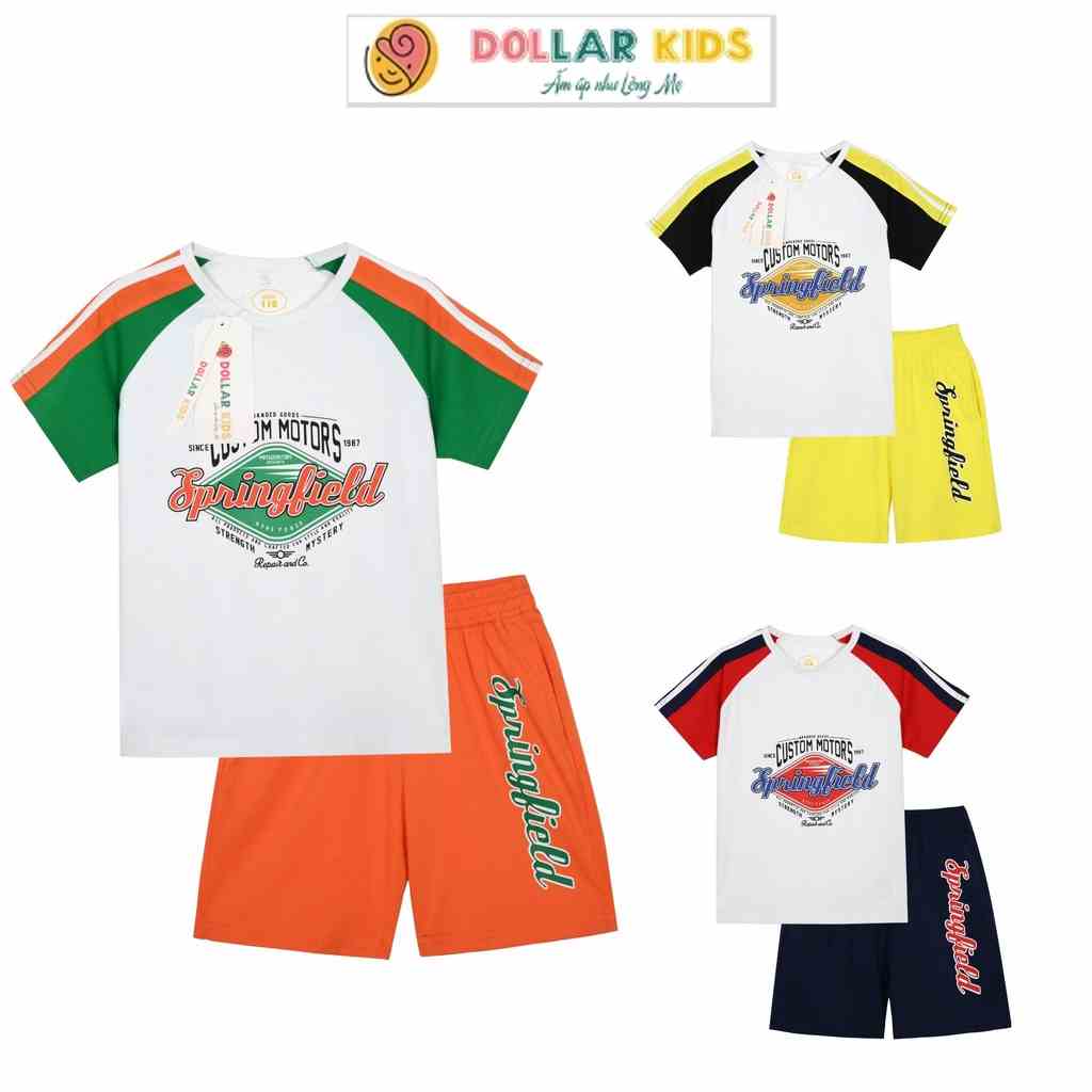 Đồ Bộ Cho Bé 100%Cotton Dollarkids Từ 10kg Đến SiZe Đại Mã R31