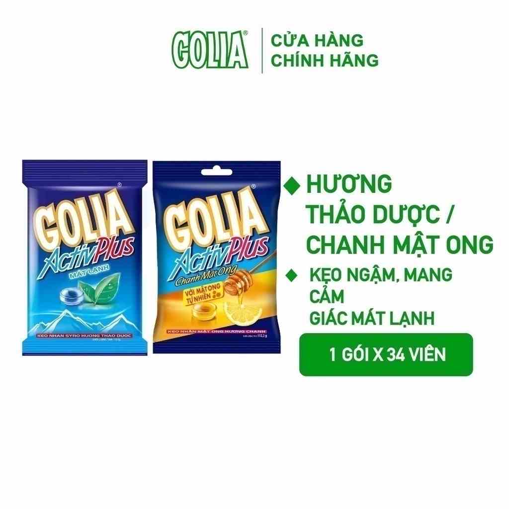 Kẹo nhân syrô Golia Activ Plus (Dạng Gói)