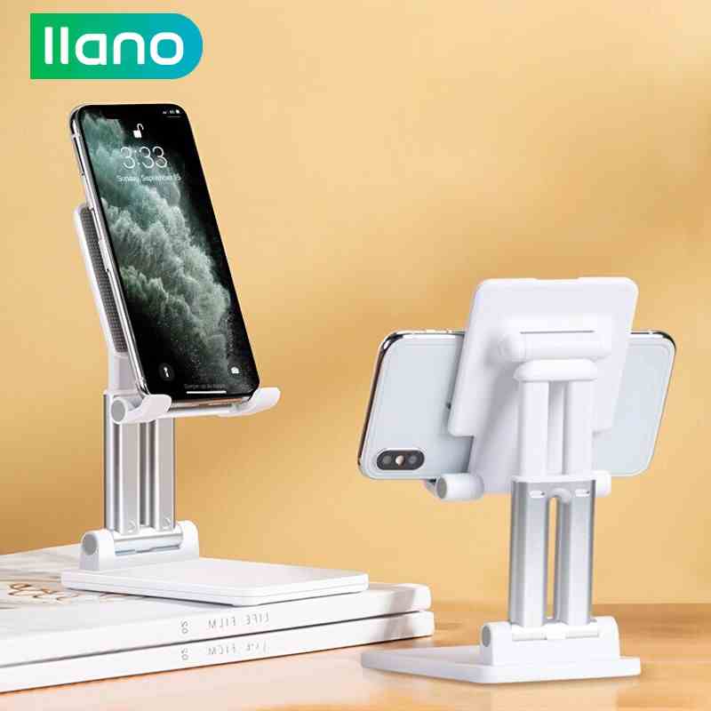 Giá đỡ điện thoại LLANO 4-13 inch có thể điều chỉnh góc độ có thể gấp gọn tiện dụng