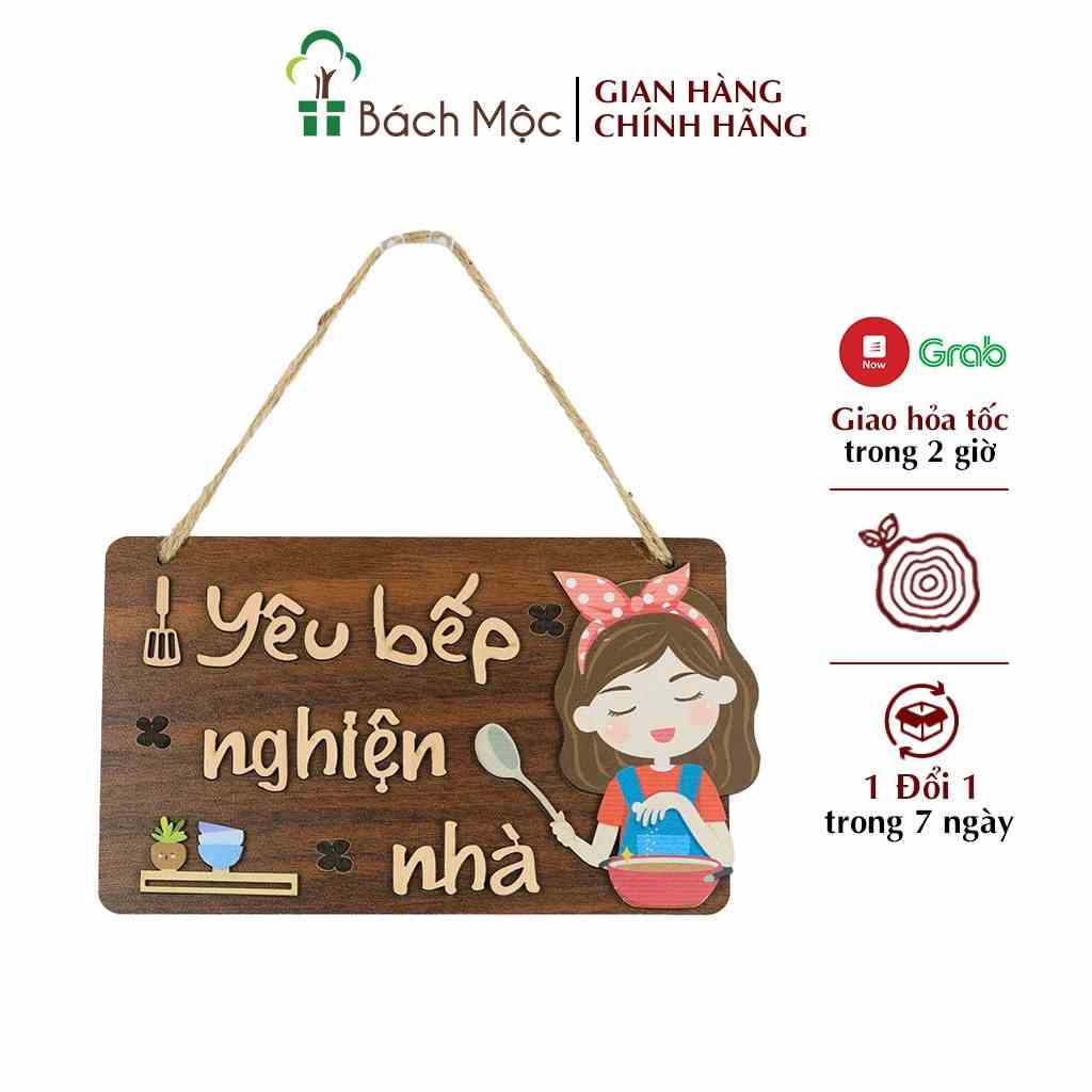 [Mã BMLTB200 giảm đến 100K đơn 499K] Bảng Gỗ Trang Trí Nhà Cửa BÁCH MỘC Nhiều Mẫu Treo Tường, Treo Cửa