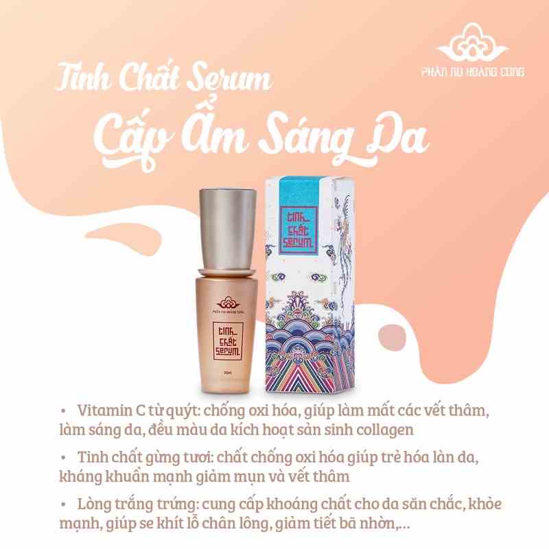 Tinh Chất Serum vitamin C Phấn Nụ Hoàng Cung 30ml/hộp