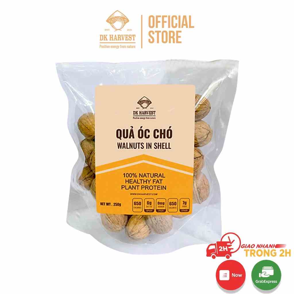 Quả Óc Chó Mỹ - Từ Mùa Mới Nhất - DK Harvest Nhập Khẩu - Túi 250g - Tặng kèm đồ tách vỏ = Hạt dinh dưỡng