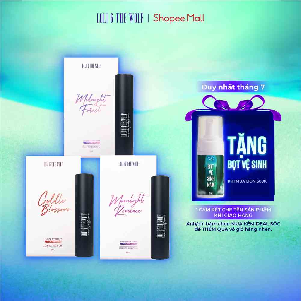 Nước Hoa Vùng Kín Nữ Loli And The Wolf Quyến Rũ Thơm Lâu Chai 8ml/10ml