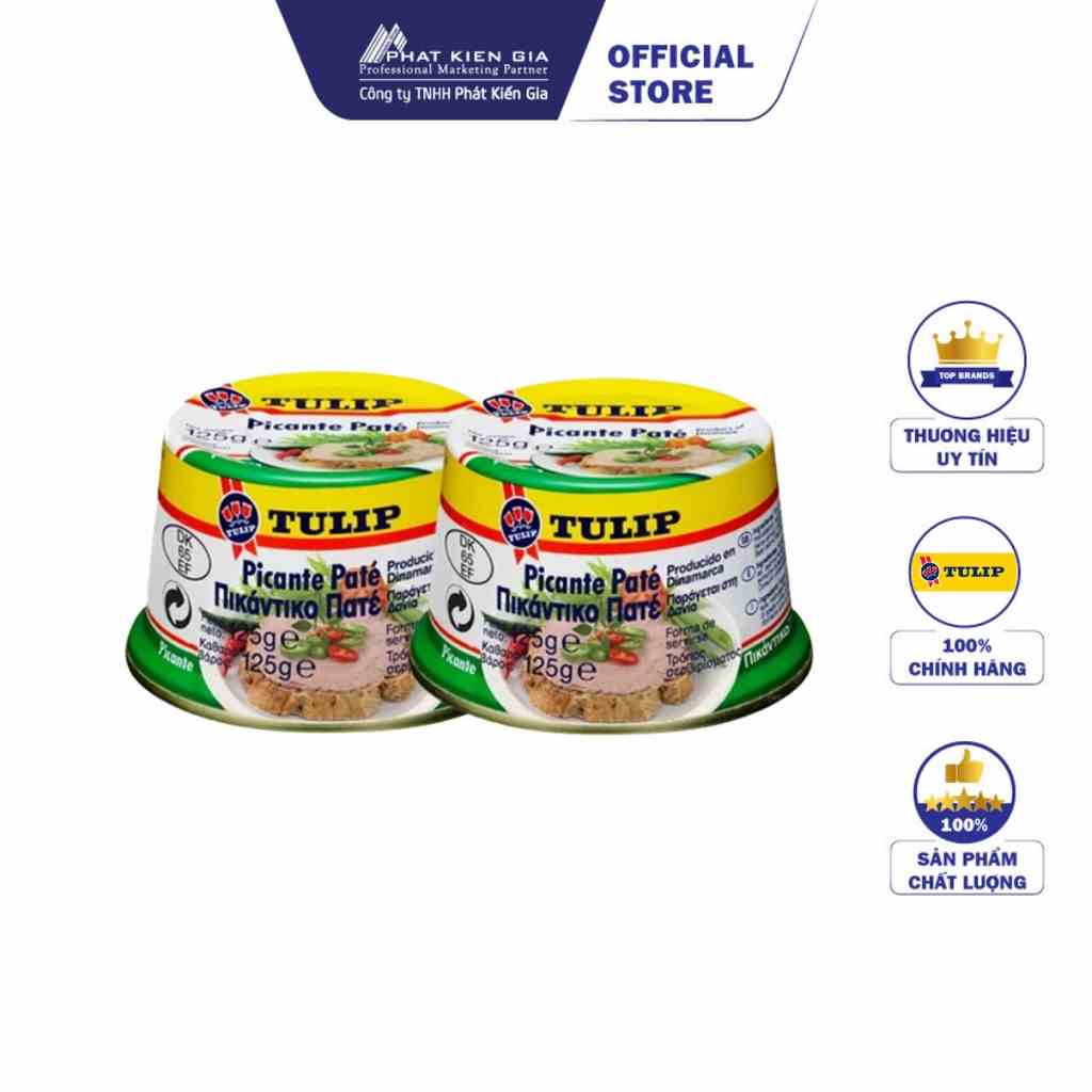 COMBO 2 Hộp Pate Heo Cay Tulip 125g (Đan Mạch) - LỖI NHẸ