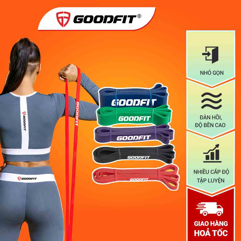 Dây cao su đàn hồi tập gym, tập mông mini band GoodFit GF913MB