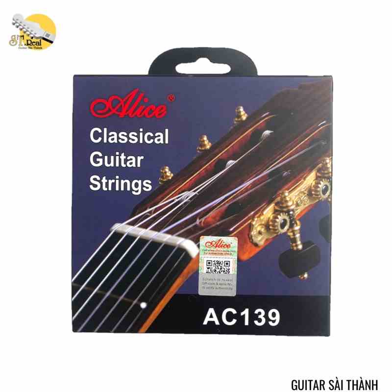 Dây Đàn Guitar Classic ST.Real Guitar Sài Thành mã Alice AC139 chất liệu nilon