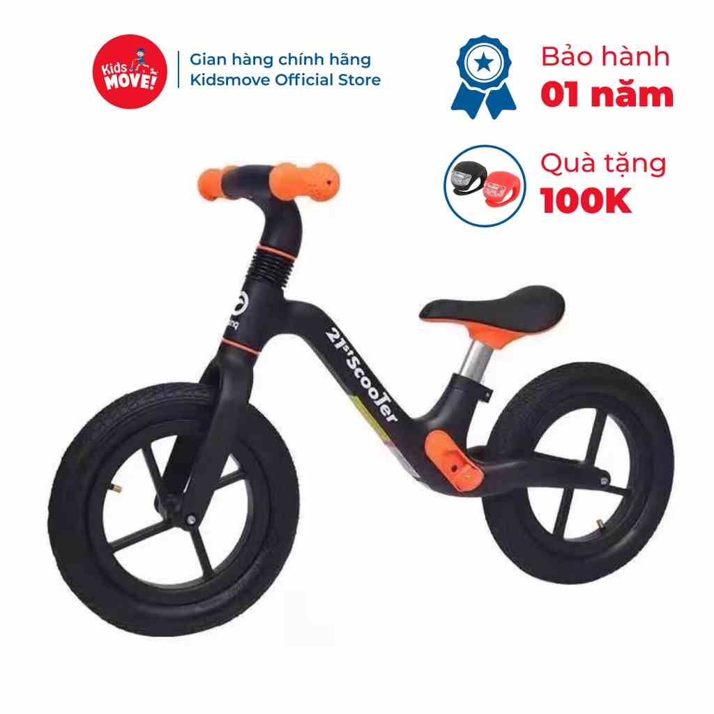 Xe thăng bằng trẻ em cao cấp 21st scooter chính hãng cho bé 2-3-6 tuổi khung siêu nhẹ 0.6kg bánh hơi gá để chân gấp gọn