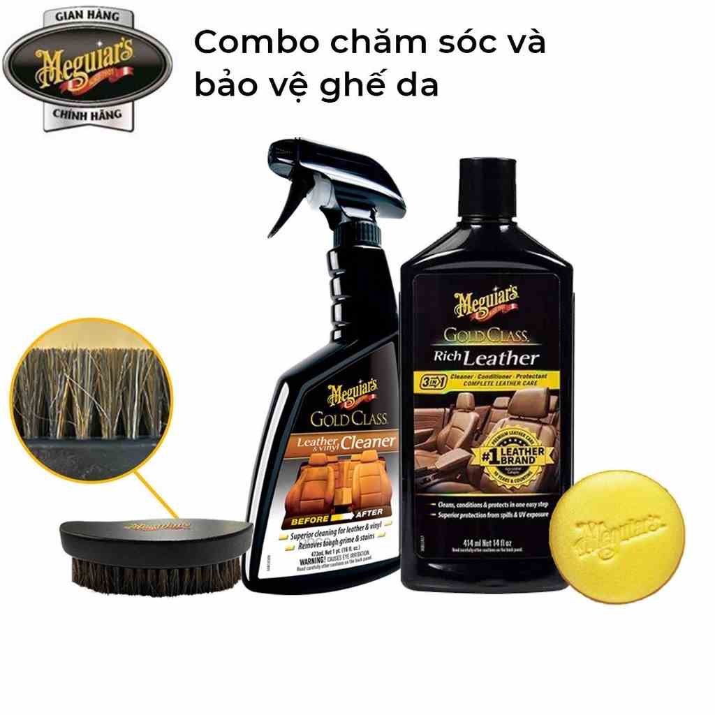 Meguiars Combo G7214 chăm sóc và bảo vệ da ô tô (4 sản phẩm) - G20109