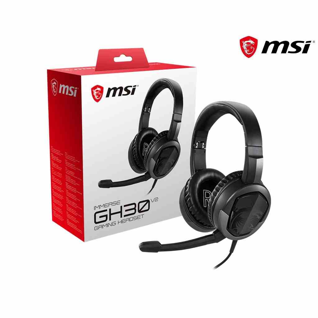 [Mã ELCL7 giảm 7% đơn 300K] Tai nghe có dây gaming MSI Immerse GH30 V2