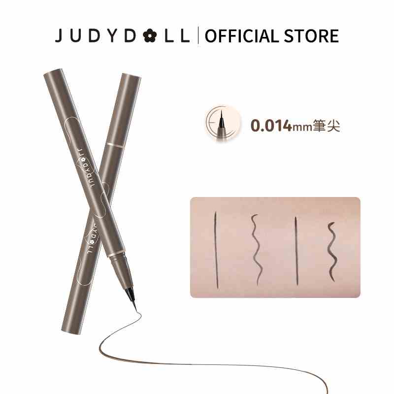 JUDYDOLL Chì kẻ mắt lỏng gọn gàng Siêu mảnh Thon gọn Chống nước Khô nhanh Lâu trôi Không lem