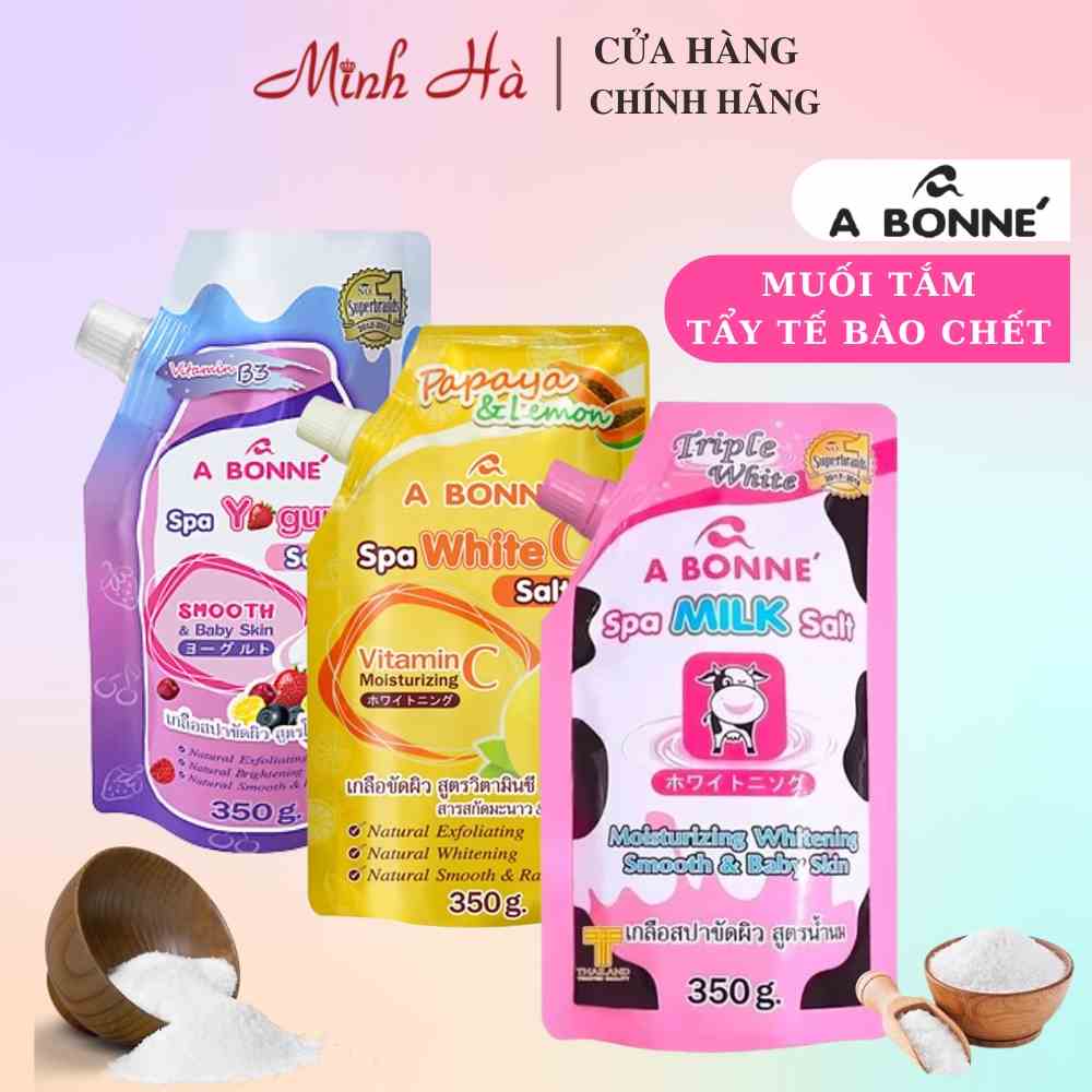 Muối tắm sữa bò tẩy tế bào chết A Bonne Spa Thái Lan 350g