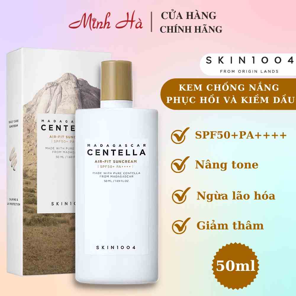 Kem chống nắng Skin1004 Madagascar Air Fit Suncream SPF50+ PA++++ 50ml