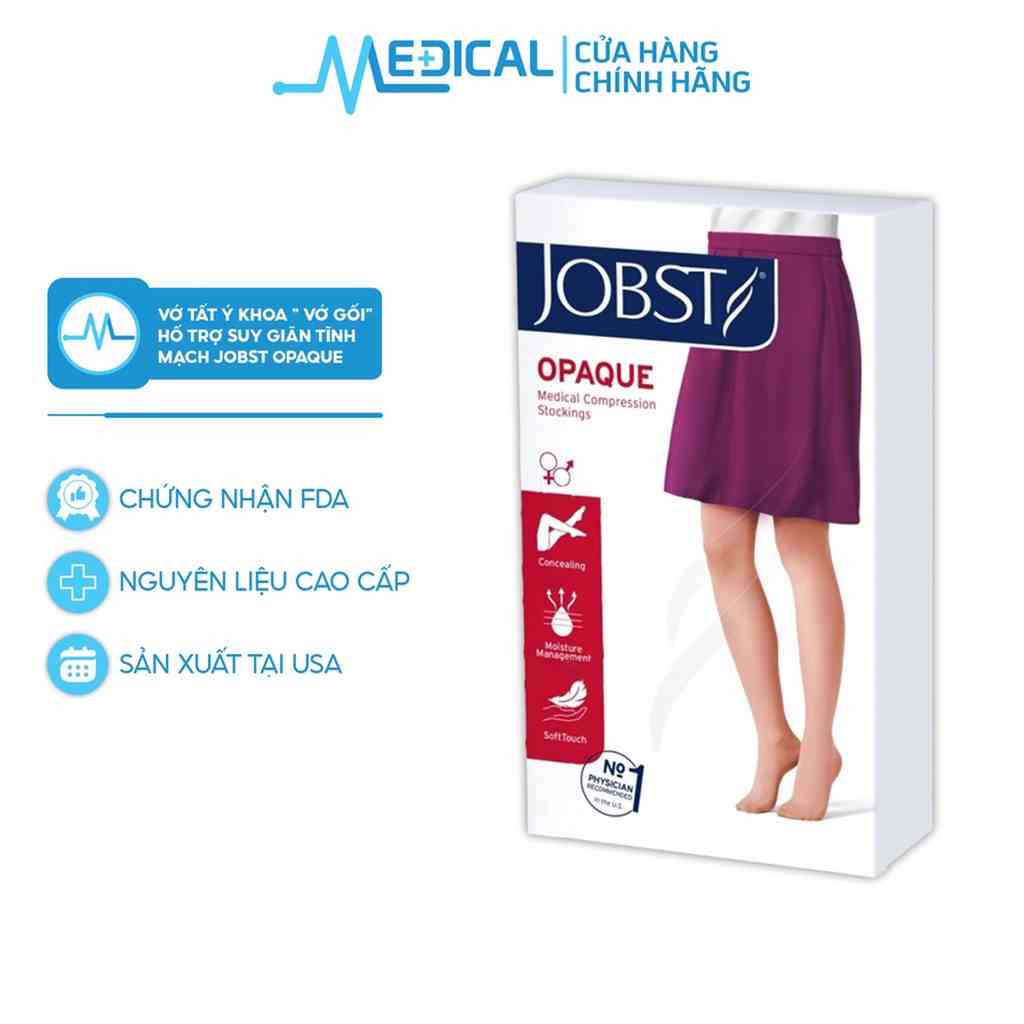 Vớ gối y khoa hỗ trợ suy giãn tĩnh mạch JOBST Opaque - MEDICAL