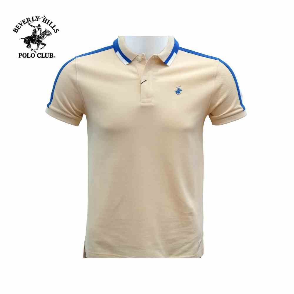 [Mã BMLTB35 giảm đến 35K đơn 99K] Beverly Hills Polo Club - Áo polo Ngắn tay Nam Slimfit Nude NU- BHPC PMSSS20TL084