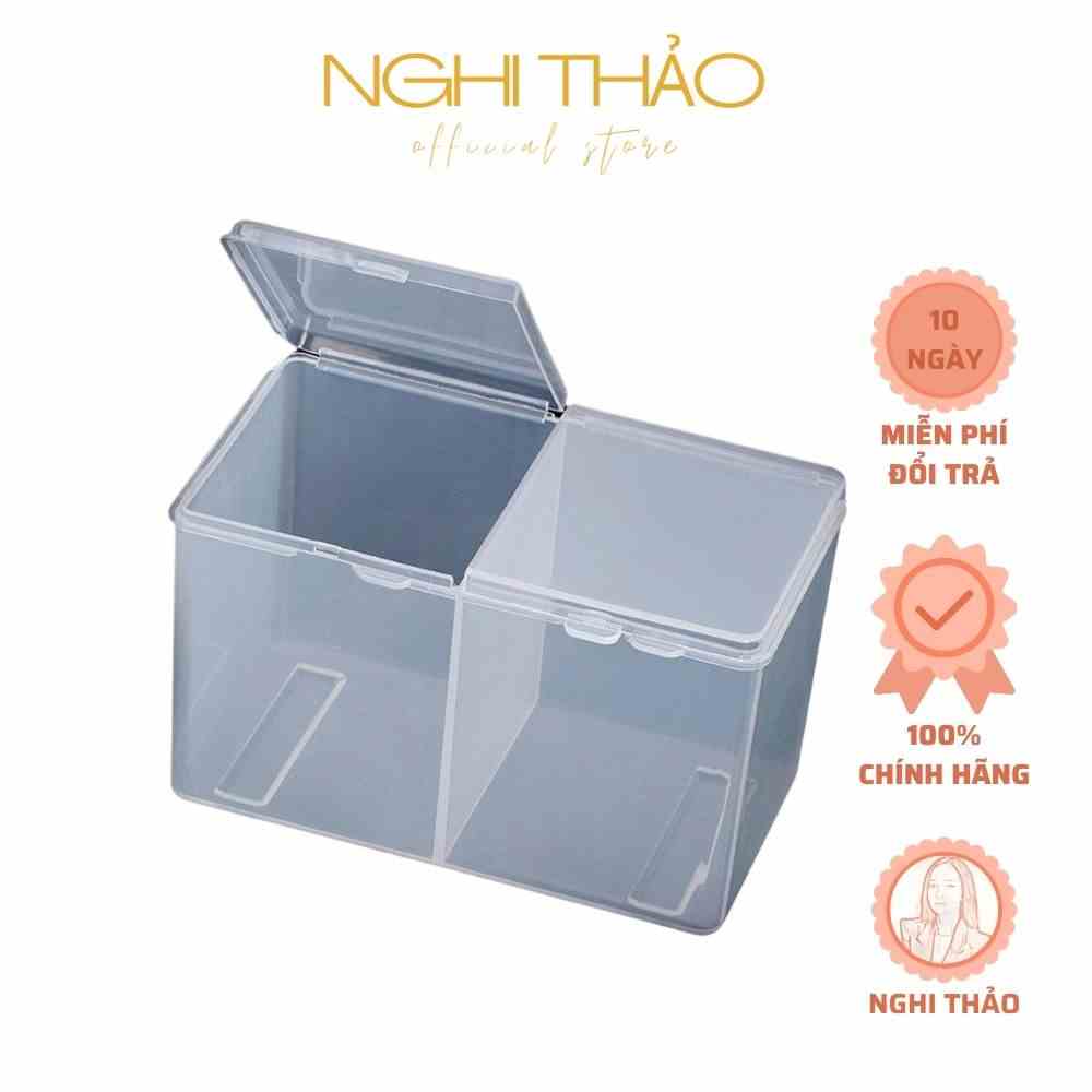 Hộp đựng giấy lau gel 2 ngăn NGHI THẢO