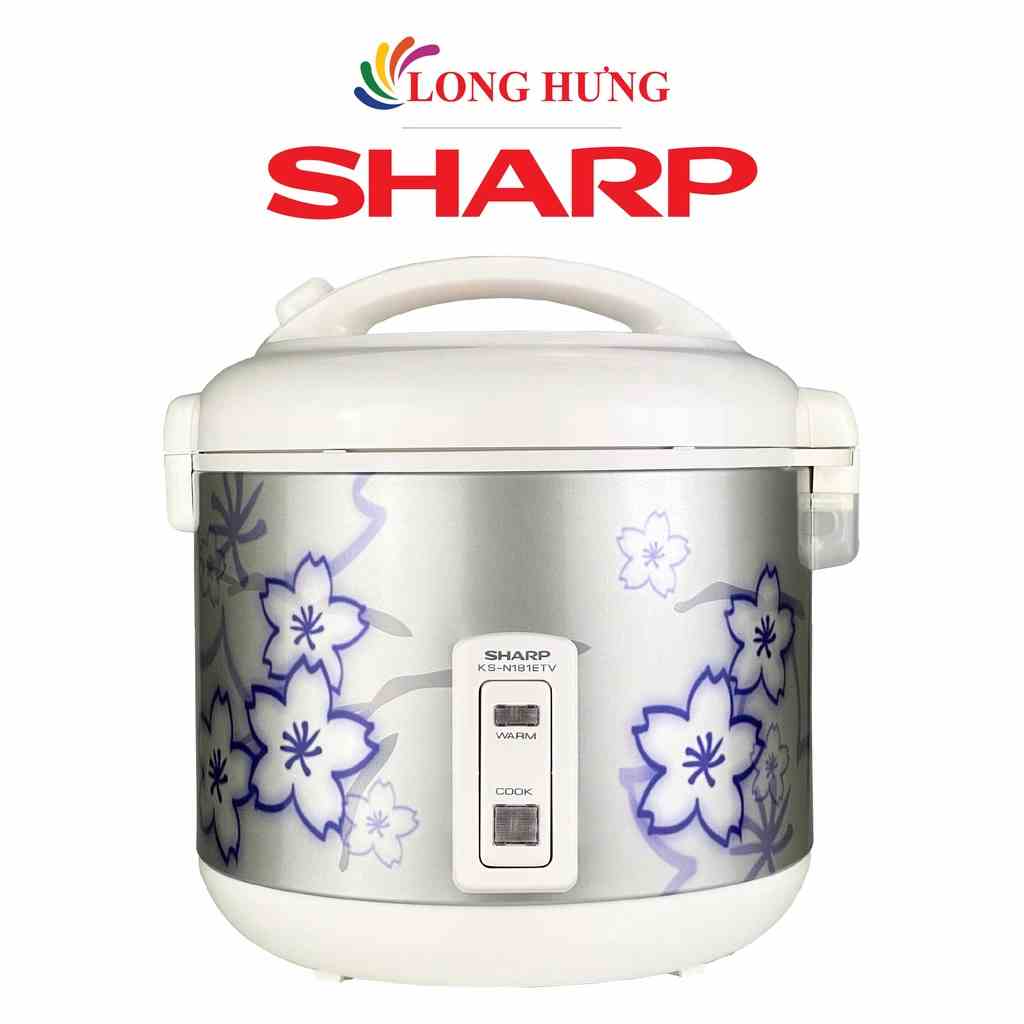 Nồi cơm điện nắp gài Sharp 1.8 lít KS-N181ETV