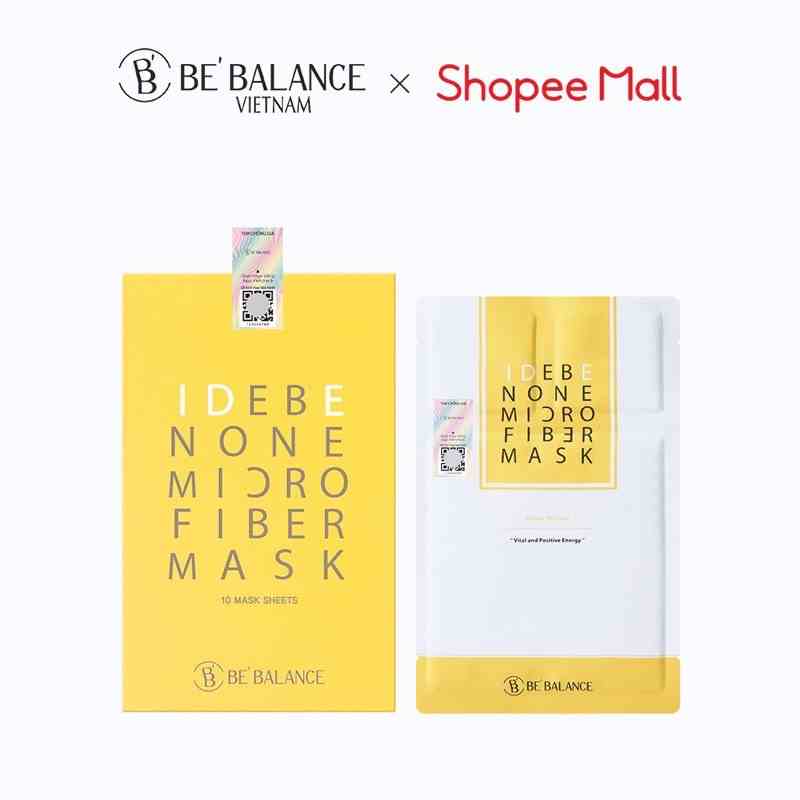 Mặt nạ BEBALANCE Idebenone Micro Fiber Mask 1 hộp/10 miếng