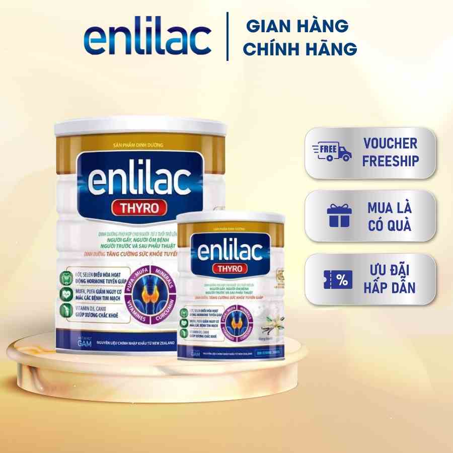 Sữa bột Enlilac Thyro cho người suy giáp 2 lon 400g