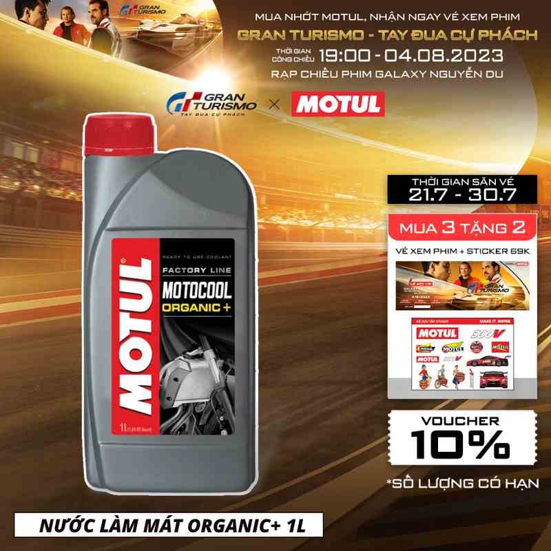 [Mã BMLTB35 giảm đến 35K đơn 99K] Nước làm mát MOTUL MOTOCOOL FACTORY LINE -35C 1L