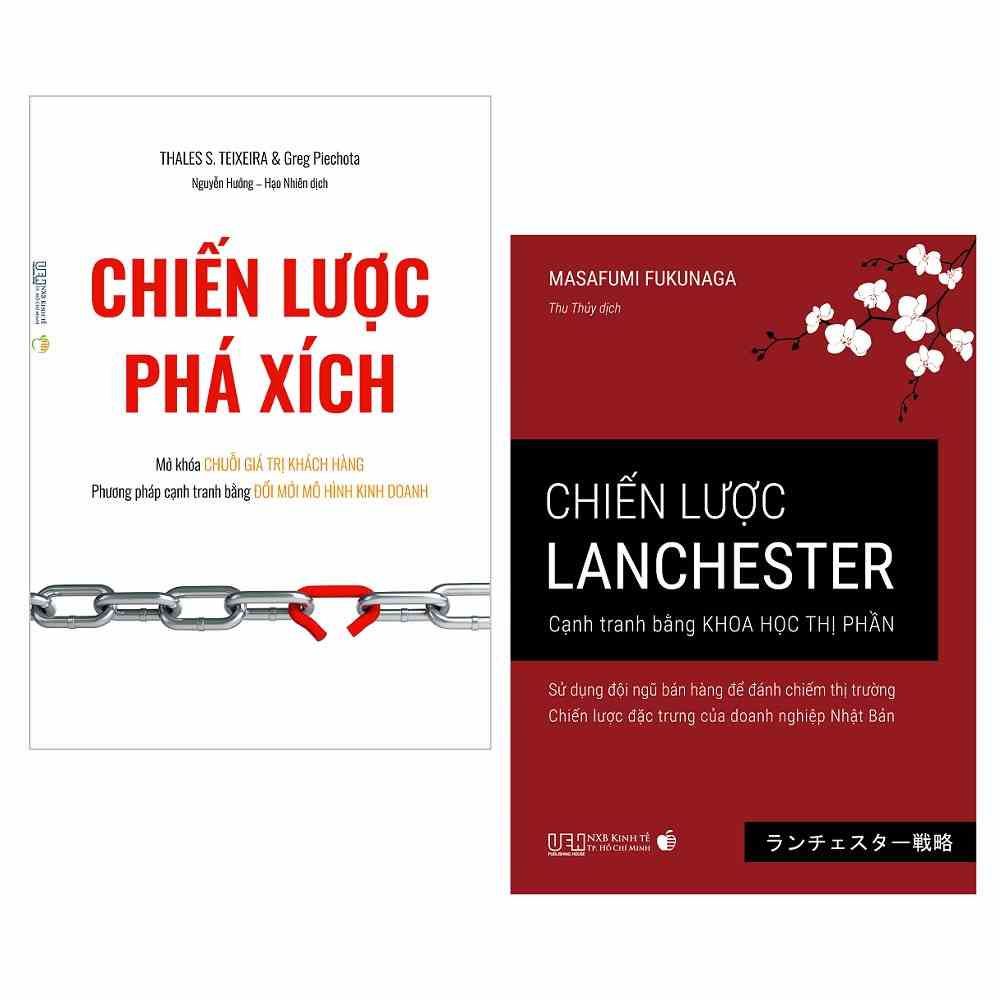 Sách - Combo Chiến lược mở khóa khách hàng (Chiến lược Phá xích + Chiến lược Lanchester)