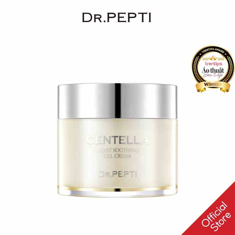 Kem Dưỡng Ẩm Chiết Xuất Rau Má Làm Dịu Da Dr.Pepti Centella Moist Soothing Gel Cream 70ml