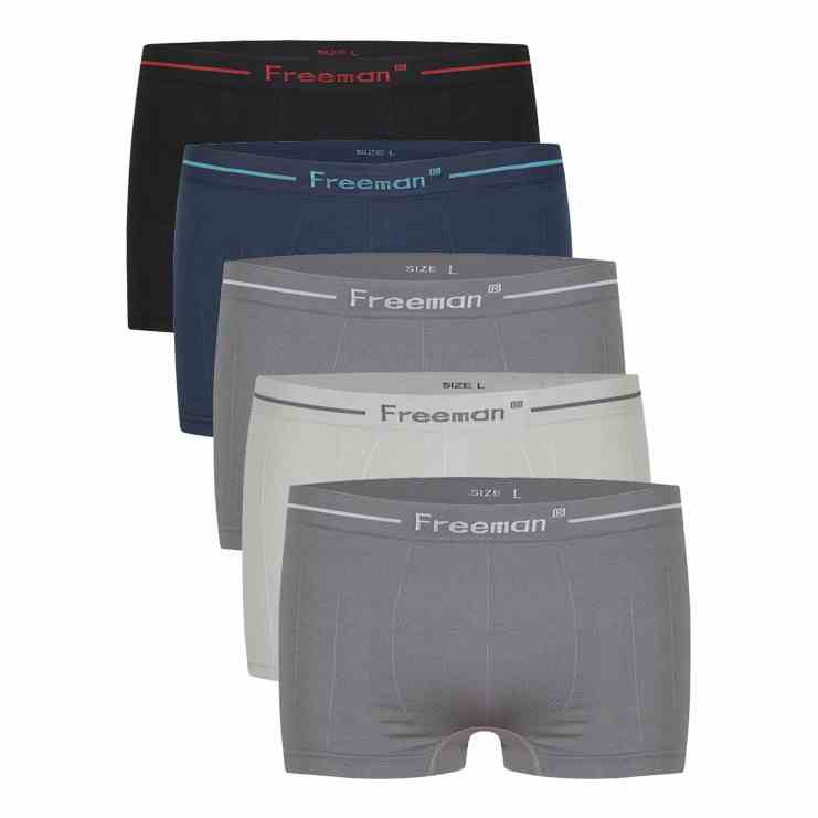 [Mã BMLTA35 giảm đến 35K đơn 99K] [FREEMAN] Combo 5 quần boxer nam 6513