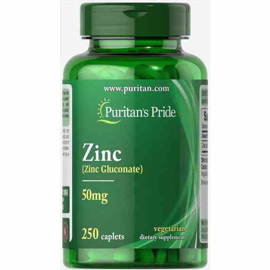 Viên uống bổ sung kẽm tăng cường miễn dịch, hỗ trợ sinh lý, hiếm muộn - Puritans Pride Zinc Gluconate 100 viên