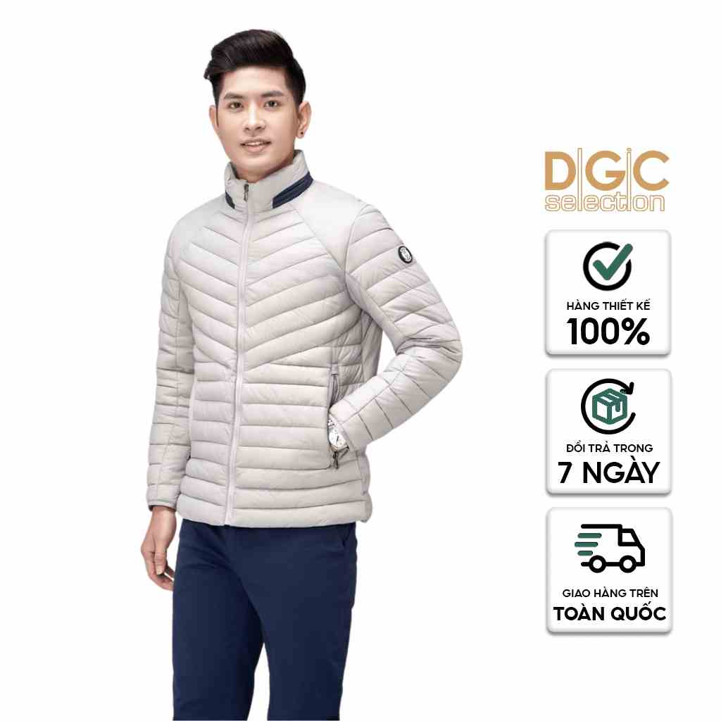 Áo khoác phao Nam 3 lớp DGCs thiết kế chần chéo chống thấm nước, cản gió giữ ấm cơ thể - WAJK2035M