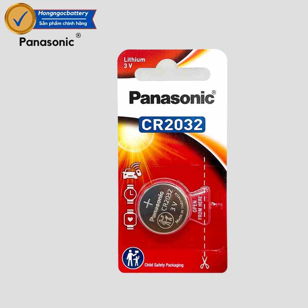 [Mã BMLTB35 giảm đến 35K đơn 99K] Vỉ 1 Viên Pin Panasonic CR2032 Lithium 3V cao cấp - Hàng chính hãng