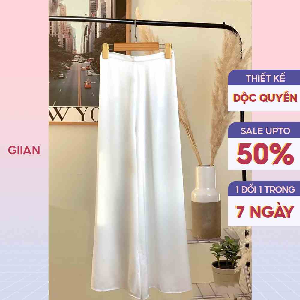 Quần áo dài cách tân lụa thiết kế cao cấp chính hãng Giian - QAD01