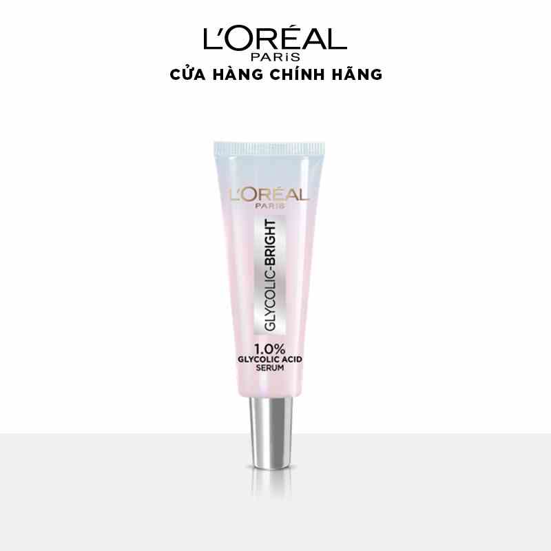 [Quà tặng không bán] Dưỡng chất sáng da tức thì LOreal Paris Glycolic Bright1.0% Glycolic Acid (AHA) 7.5ml