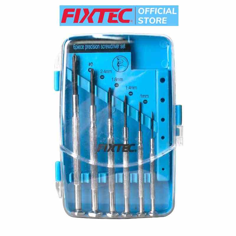 Bộ tua vít cao cấp FIXTEC FHPSB006 bao gồm 6 tô vít, chất liệu hợp kim siêu bền, hàng chính hãng