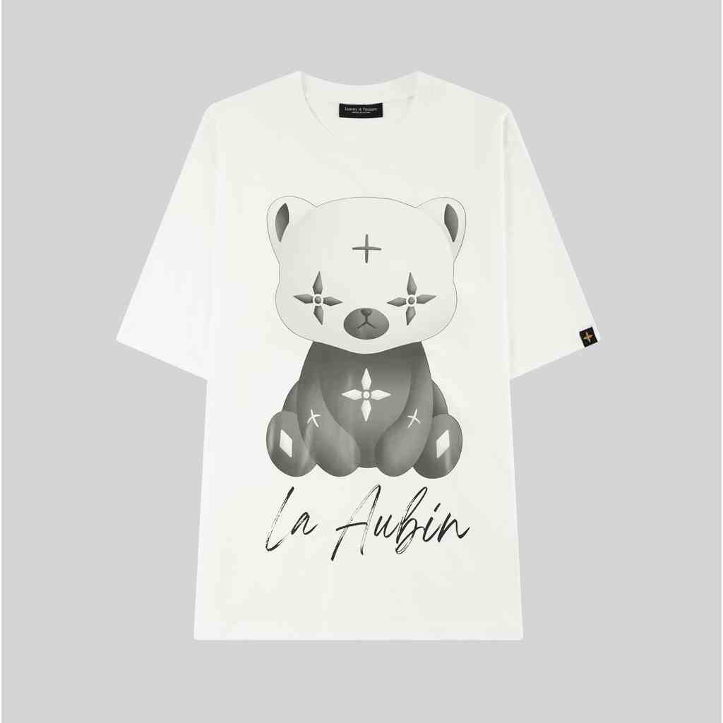 [Mã BMLTB200 giảm đến 100K đơn 499K] Áo thun Lesavril de Vetements La Aubin Ours White