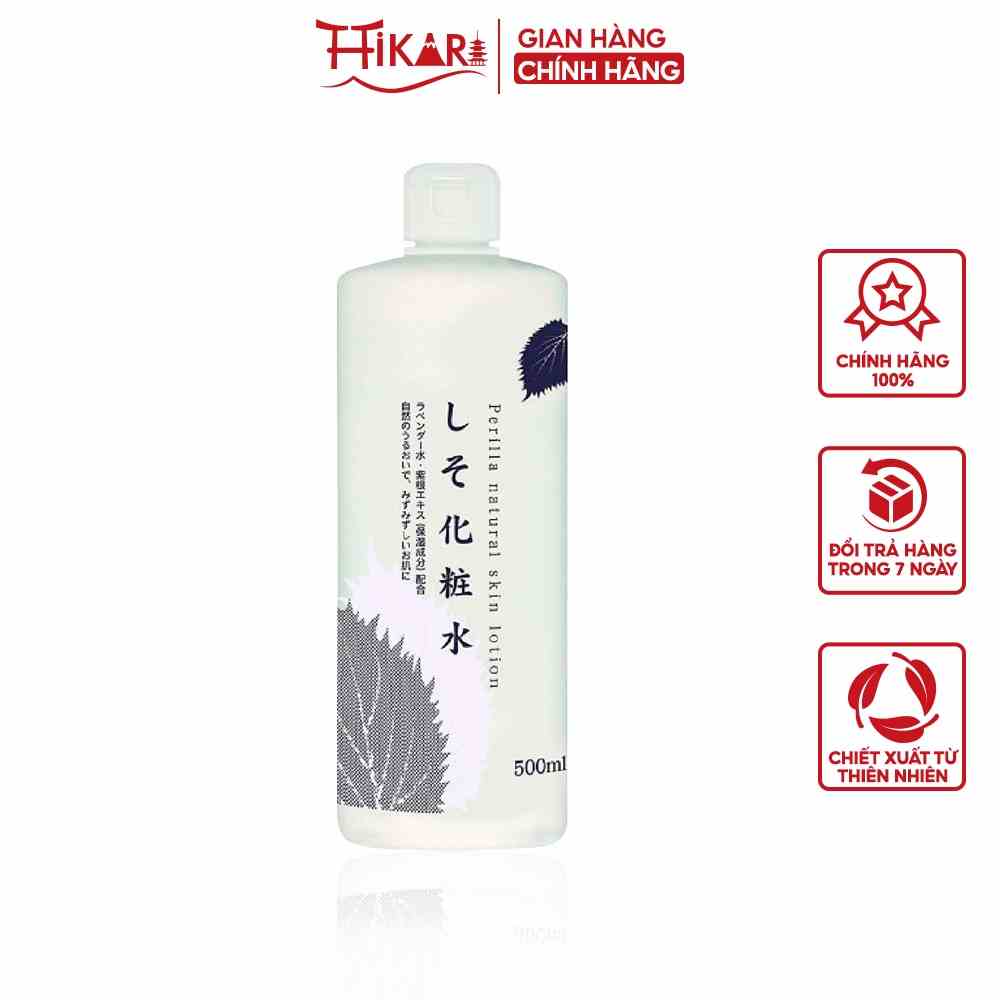 Nước hoa hồng tía tô Chinoshio Perilla Natural Skin Lotion 500ml