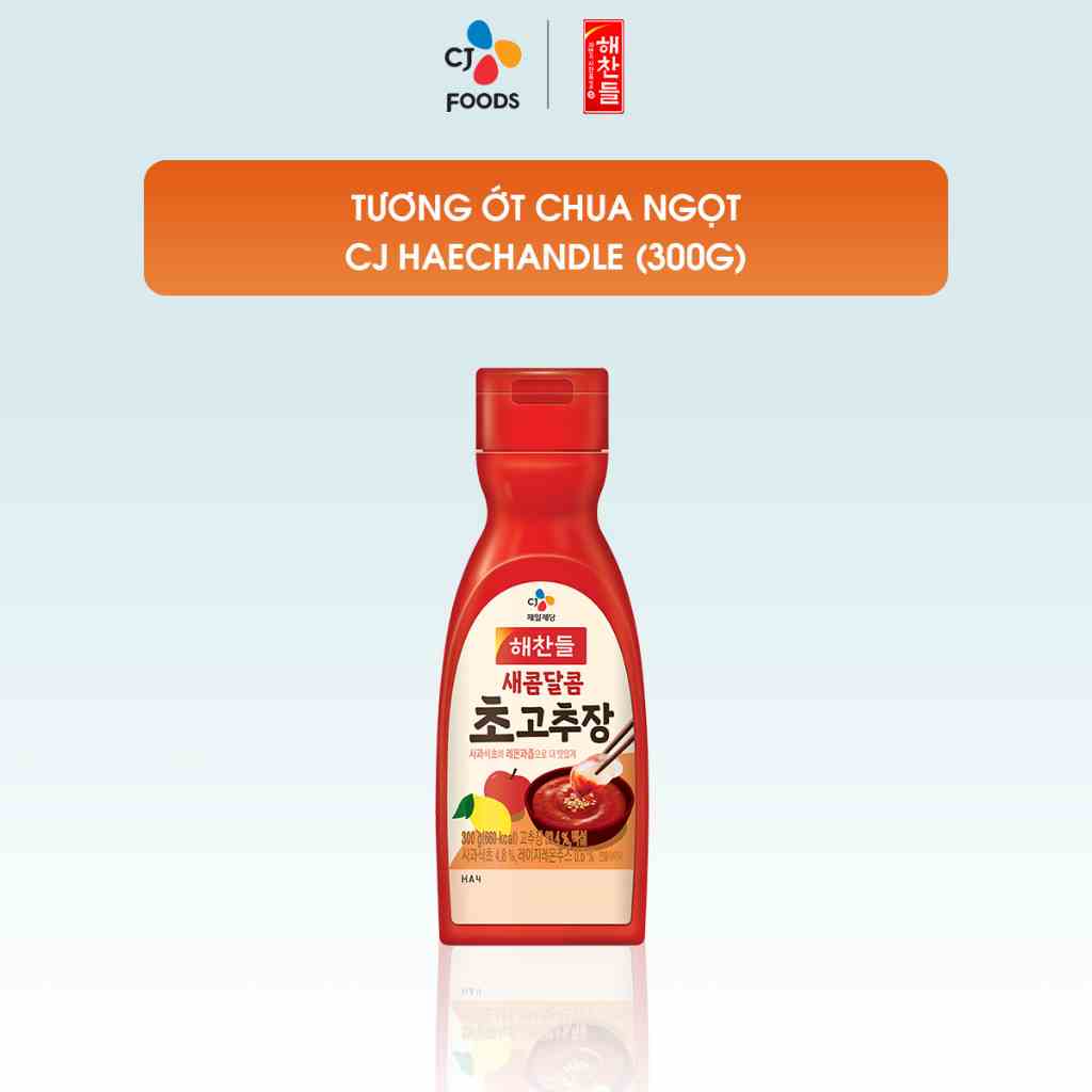 [Hết hàng] Tương ớt chua ngọt Hàn Quốc Chogochujang CJ Haechandle 300g - Nhập khẩu từ Hàn Quốc