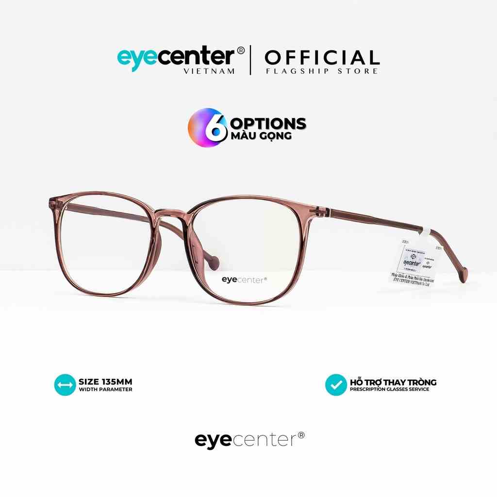 [Mã EYECLUCKY giảm 15K đơn 119K] Gọng kính cận vuông nam nữ chính hãng K26-S by EYECENTER nhập khẩu Eye Center Vietnam