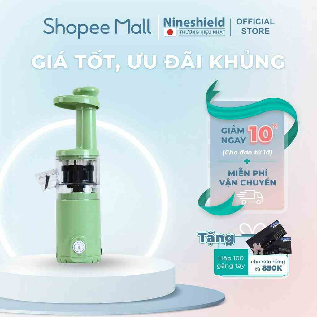 Máy ép chậm Nineshield FB-F6B - Máy ép trái cây mini đa năng bảo toàn dinh dưỡng - Hàng chính hãng