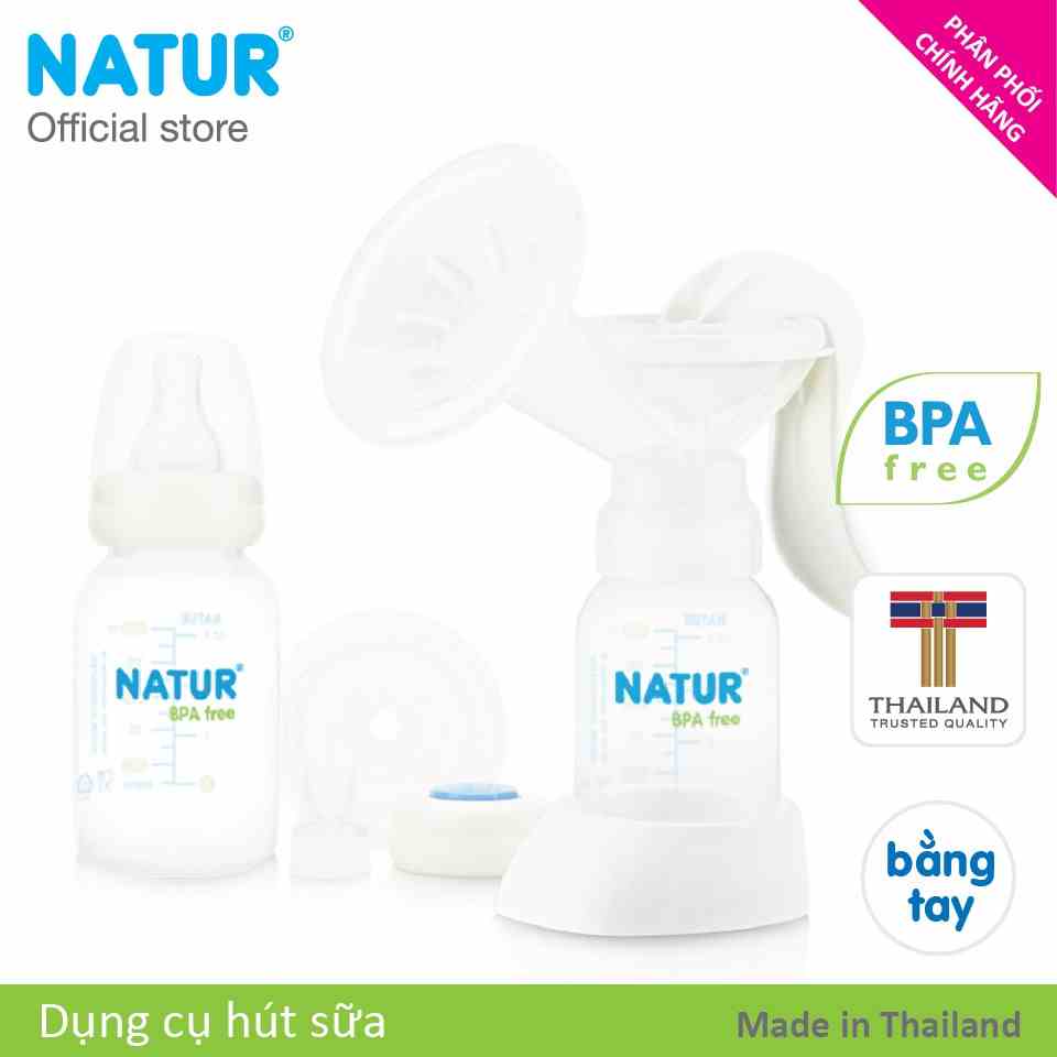 [Mã BMLTB200 giảm đến 100K đơn 499K] Dụng cụ hút sữa bằng tay NATUR + Quà tặng