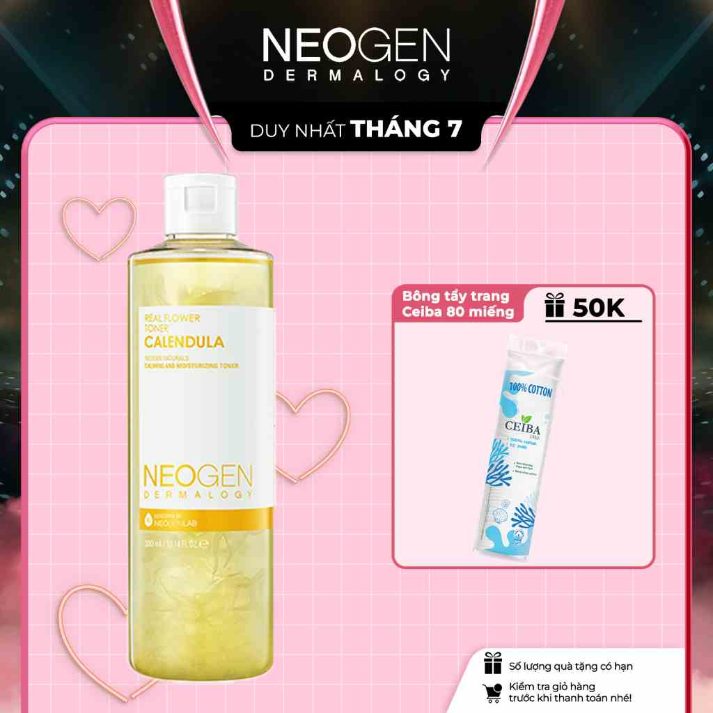 Toner Hoa Cúc Cân Bằng Lợi Khuẩn, Làm Dịu & Cấp Ẩm Cho Da Mụn Nhạy Cảm Neogen Dermalogy 300ml