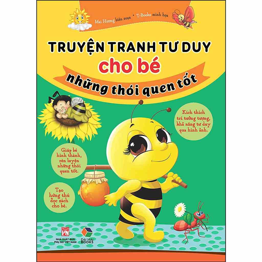 Sách - Truyện tranh tư duy cho bé ,những thói quen tốt (kích thích trí tưởng tượng khả năng tư duy qua hình ảnh)