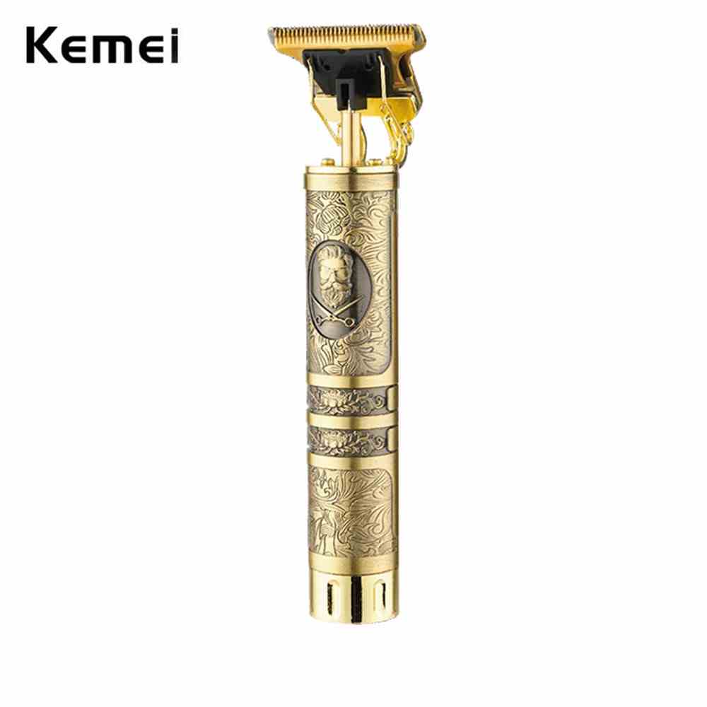 Tông đơ Kemei KM-228 T9 không dây khung lưỡi chữ T bền tiện dụng cắt sát 0mm cạo trọc dành cho nam