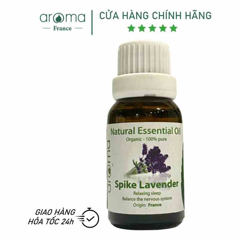 [Mã BMLTB200 giảm đến 100K đơn 499K] Tinh dầu Oải Hương Pháp Aroma | Spike Lavender Essential Oil 10ml