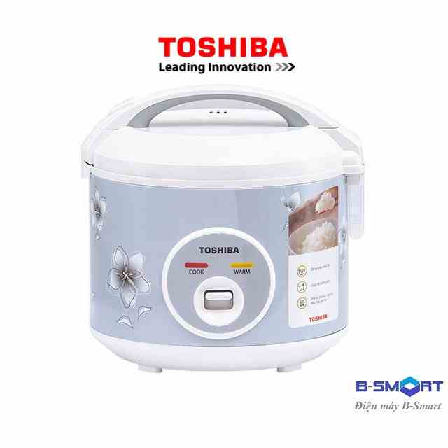 [Freeship toàn quốc từ 50k] Nồi cơm điện nắp gài Toshiba RC-18JFM(H)VN