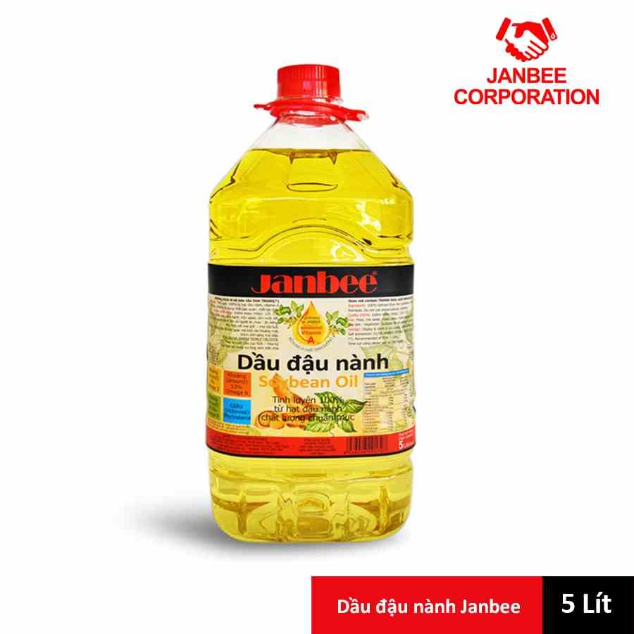 [Mã BMLTB200 giảm đến 100K đơn 499K] Dầu Đậu Nành Janbee 5L