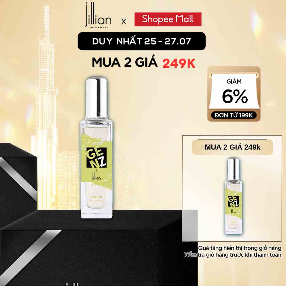 Nước hoa GenZ x Jillian Nam Fusion 35ml - mới lạ, cởi mở, chín chắn