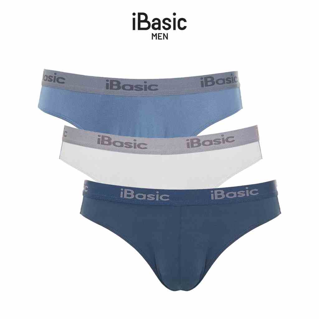 Combo 3 quần lót nam brief poly iBasic PANM006