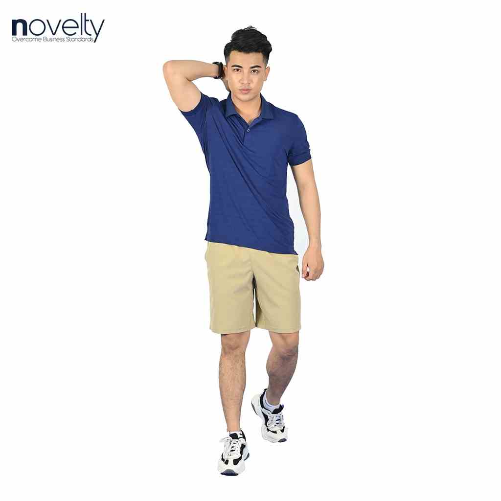 [Mã BMLTB35 giảm đến 35K đơn 99K] Quần Short Thể Thao Nam Novelty Màu Kem Form Classic 220106N