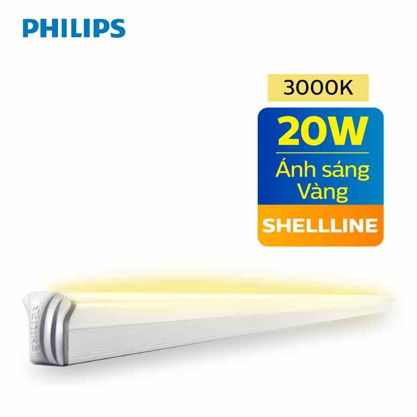 [Mã BMLTA35 giảm đến 35K đơn 99K] Đèn tường Philips LED Shellline 31172 20W 3000K (Ánh sáng vàng)