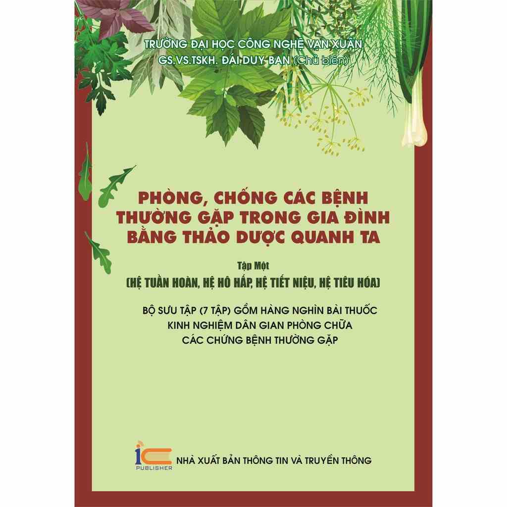 [Mã BMLTB200 giảm đến 100K đơn 499K] Sách Phòng, chống các bệnh thường gặp trong gia đình bằng thảo dược quanh ta