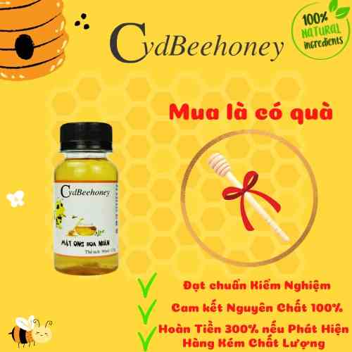 [Mã BMLTB35 giảm đến 35K đơn 99K] Mật Ong Nhãn Cao Cấp 90ml (125g) - Logan Flower Honey